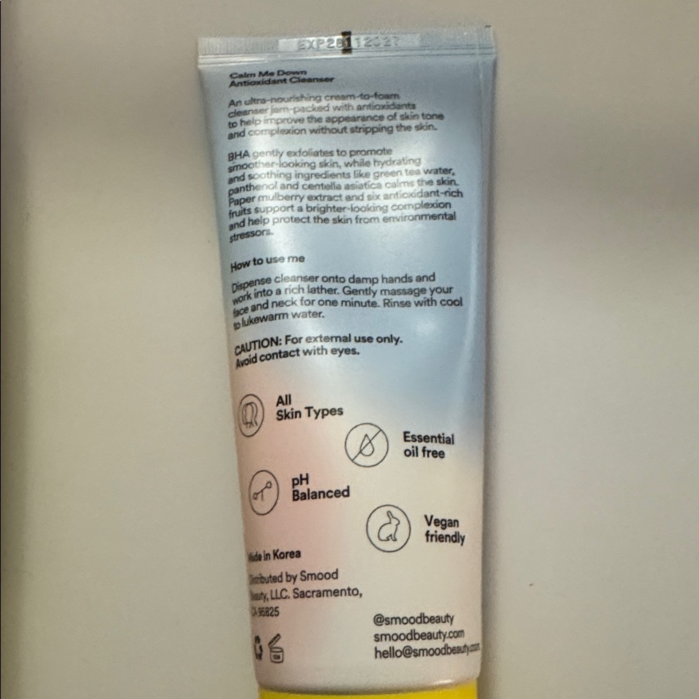 SMOOD Antioxidant Cleanser with Yellow Cap - Picture 3 of 4